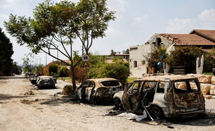 ההרס בבארי לאחר מתקפת חמאס ב-7 באוקטובר (צילום: רויטרס)