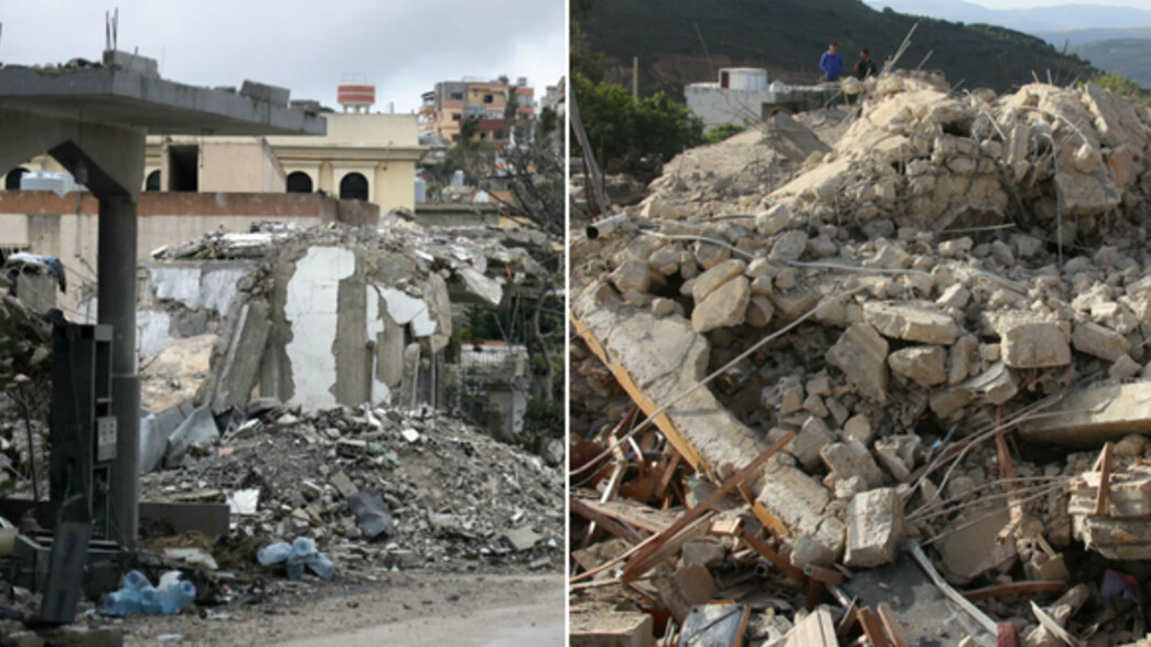 ההרס בדרום לבנון כתוצאה מתקיפות צהל נגד חיזבאללה (צילום: HASANFNEICH/RABIH DAHER/AFP via GettyImages)