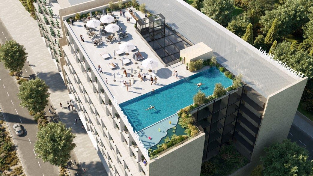 בריכה מלון ירושלים מתחם הרכס הדמיות של מגרשי קליר בריכה מלון ירושלים מתחם הרכס הדמיות של מגרשי קליר