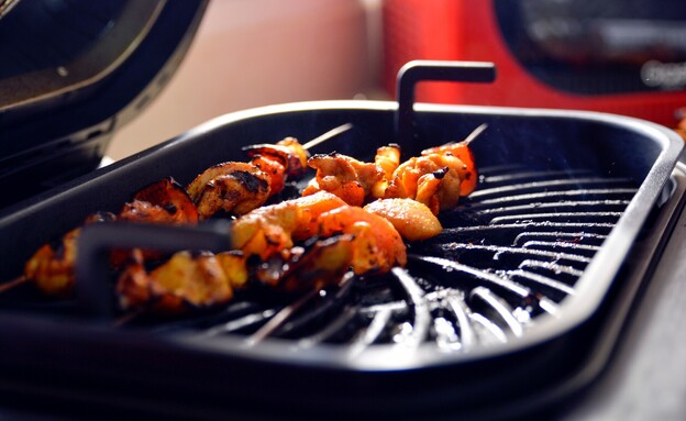 שיפודים על נינג'ה גריל