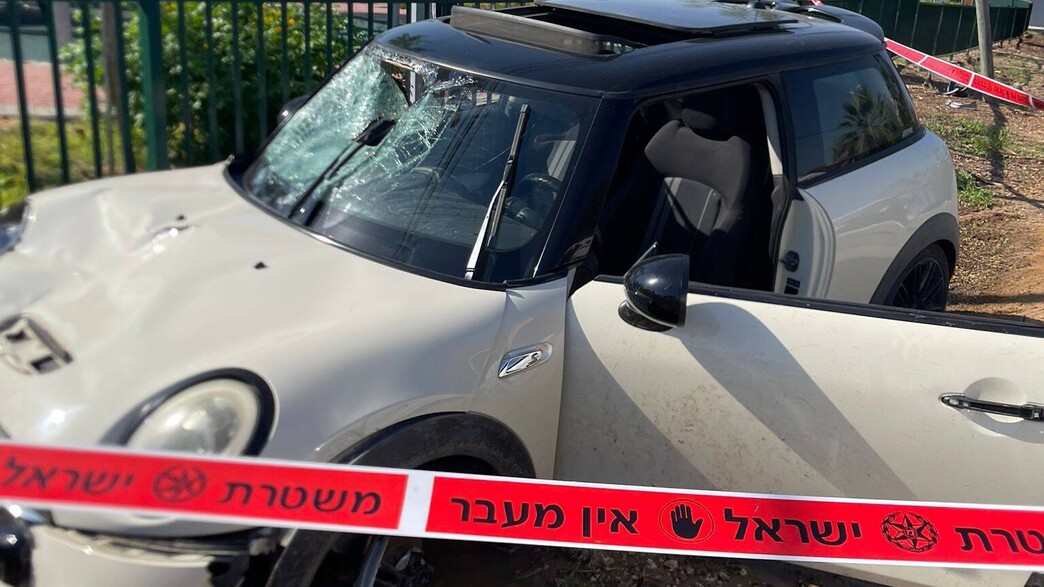 זירת התאונה ליד מושב רווחה