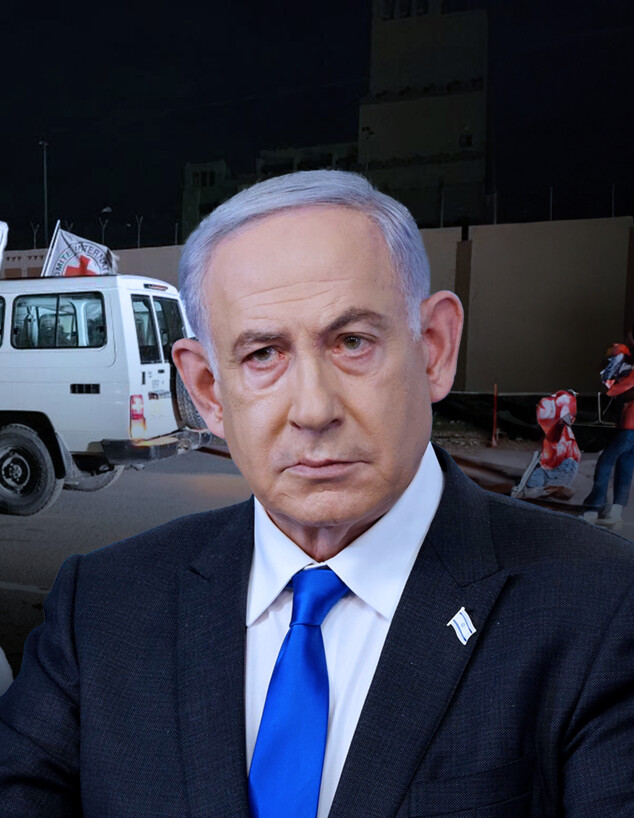 ראש הממשלה בנימין נתניהו ויחיא סינוואר (צילום: יונתן זינדל, פלאש 90, AP)