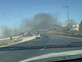 שריפה בסמוך לגשר בפסגת זאב (צילום: רונן בראני)