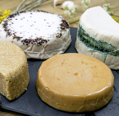 Menu must feature 3 delicious vegan and homemade cheese recipes