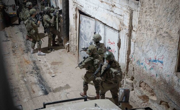 פעילות כוחות צה"ל במרחב 'פרעה' שבחטיבת הבקעה  (צילום: דובר צה"ל)