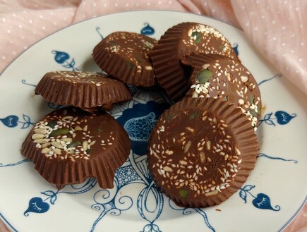 חטיפי שוקולד ביתיים (צילום: יעל קצב, mako אוכל)