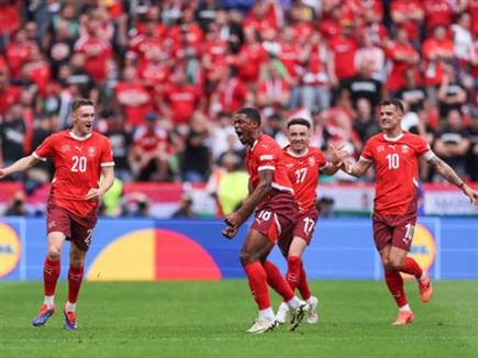 ניצחון גדול של שוייץ (GETTY)