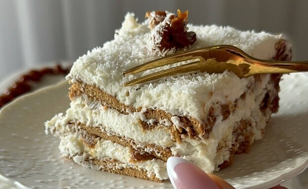 עוגת ביסקוויטים אלפחורס (צילום: חנושה (בת חן שמעיה), mako אוכל)
