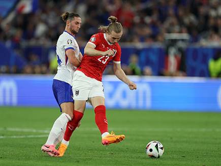 נבחרת אוסטריה עמדה כשווה מול סגנית אלופת העולם (GETTY)