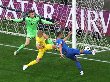 אך טרובין שמר על האוקראינים במשחק (Getty)