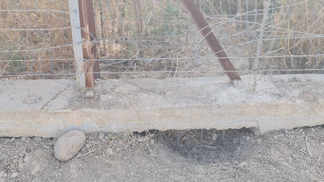 חשש לחדירה בגדר בעמק הירדן באזור הירמוך חשש לחדירה בגדר בעמק הירדן באזור הירמוך