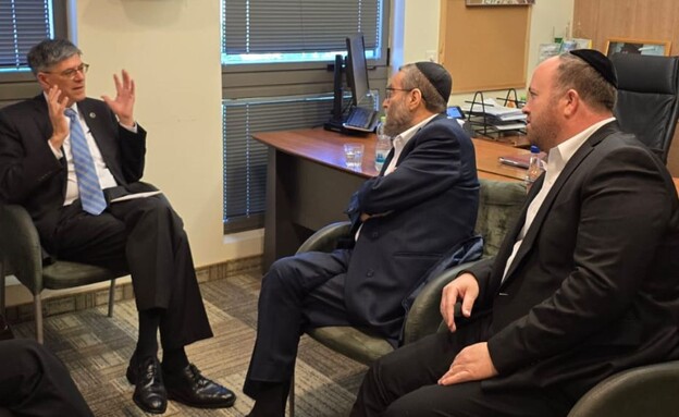 ח"כ משה גפני במפגש עם שגריר ארצות הברית בישראל ג'ק