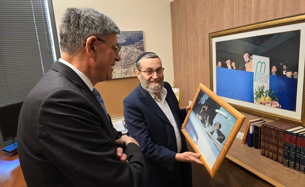 ח"כ משה גפני במפגש עם שגריר ארצות הברית בישראל ג'ק