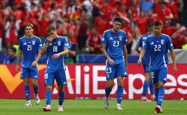שווייץ נגד איטליה יורו 2024 (צילום: רויטרס)