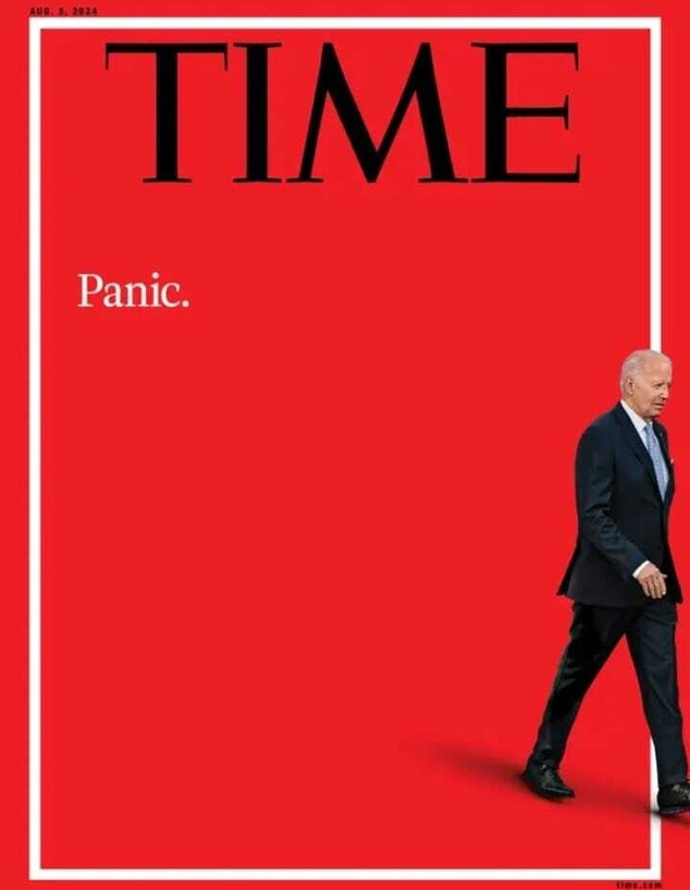 השער של מגזין "טיים" לאחר הדיבייט הנשיאותי (צילום: time magazine)