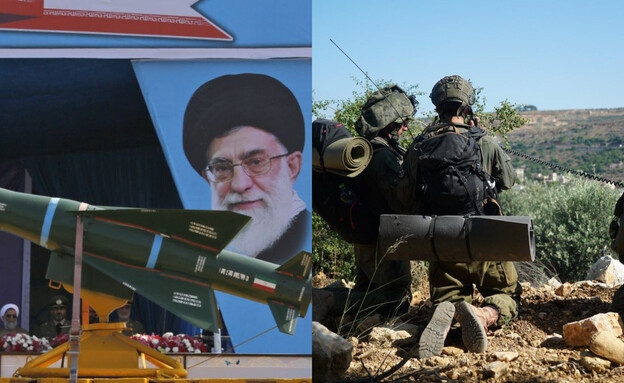 כוח בצפון / מנהיג איראן (צילום: דובר צה"ל | ATTA KENARE/AFP/GettyImages)