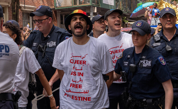 מצעד הגאווה בניו יורק, 2024  (צילום: Adam GRAY/AFP, GettyImages)