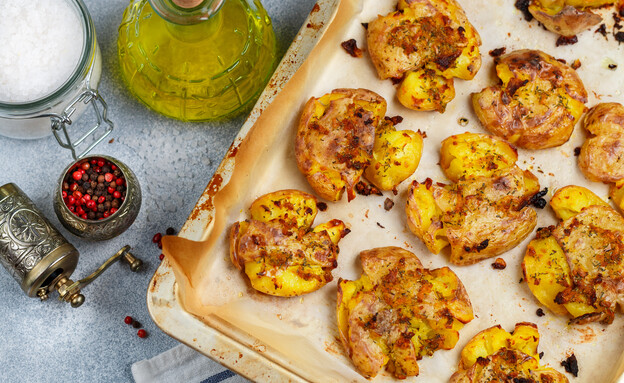 תפוחי אדמה מעוכים - מתכון בסיסי