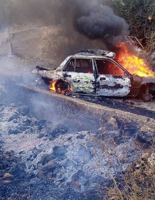 דיווחים לבנונים על תקיפת רכב באזור חולא דרום לבנון