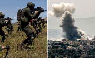 תקיפה בלבנון, אימון כוחות בצפון (צילום: Amir Levy/RABIH DAHER/AFP via Gettyimages)