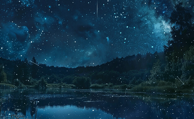 לילה מעל אגם (הדמיה: mako)