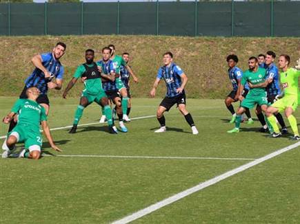 הירוקים במבחן ראשון במחנה (האתר הרשמי של מכבי חיפה)