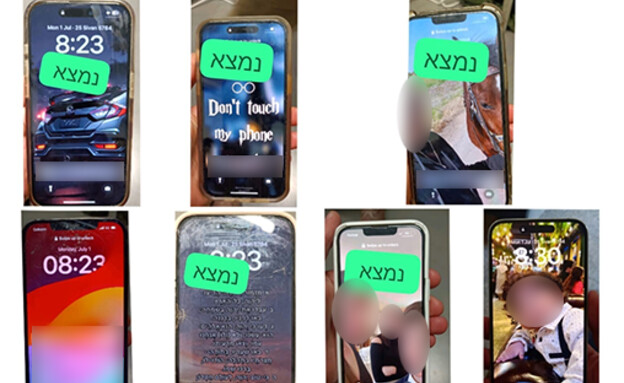 המכשירים הגנובים שנמצאו בדורא