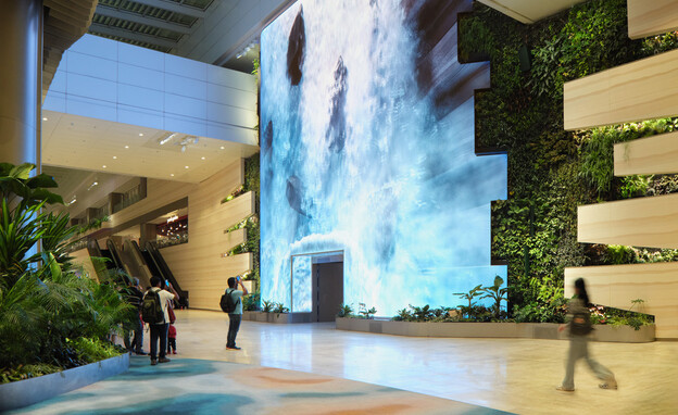 שדה תעופה בסינגפור אדריכלות BOIFFILS Architectures (צילום: Changi Airport Group - Fabian Ong)