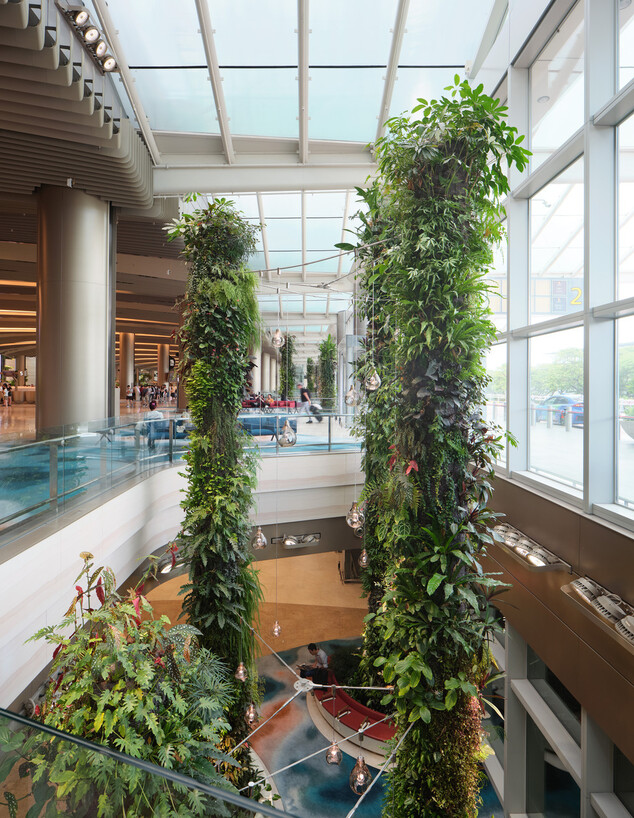 שדה תעופה בסינגפור אדריכלות  ג, BOIFFILS Architectures (צילום: Changi Airport Group - Fabian Ong)
