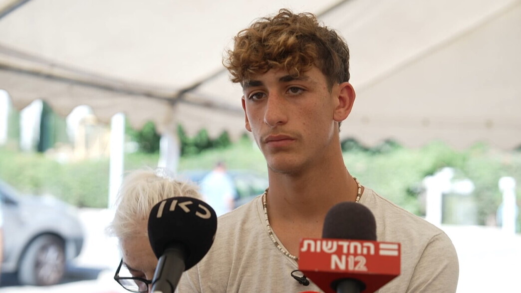 מתן ברנס בנם של נועה וניר שנהרגו מפגיעת רקטה בצפון