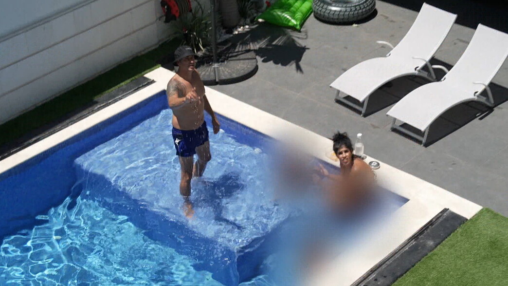 מפקד תחנת המשטרה השתלט על שטח ציבורי ובנה בריכה