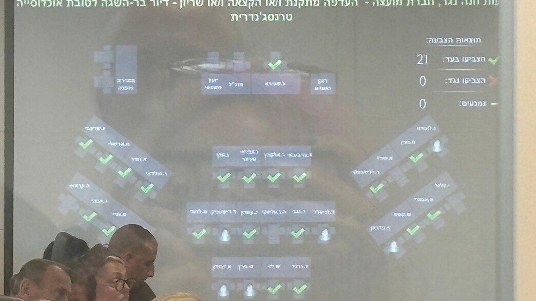ההצבעה במועצת העיר תל אביב 