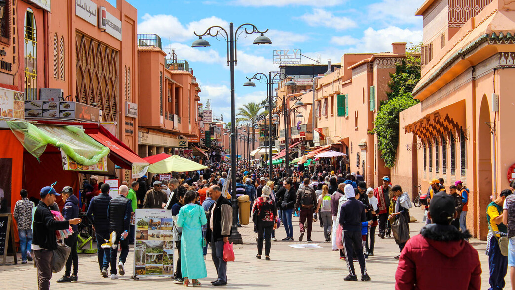 רחוב מרקש מרוקו (צילום: runtheworld, shutterstock)