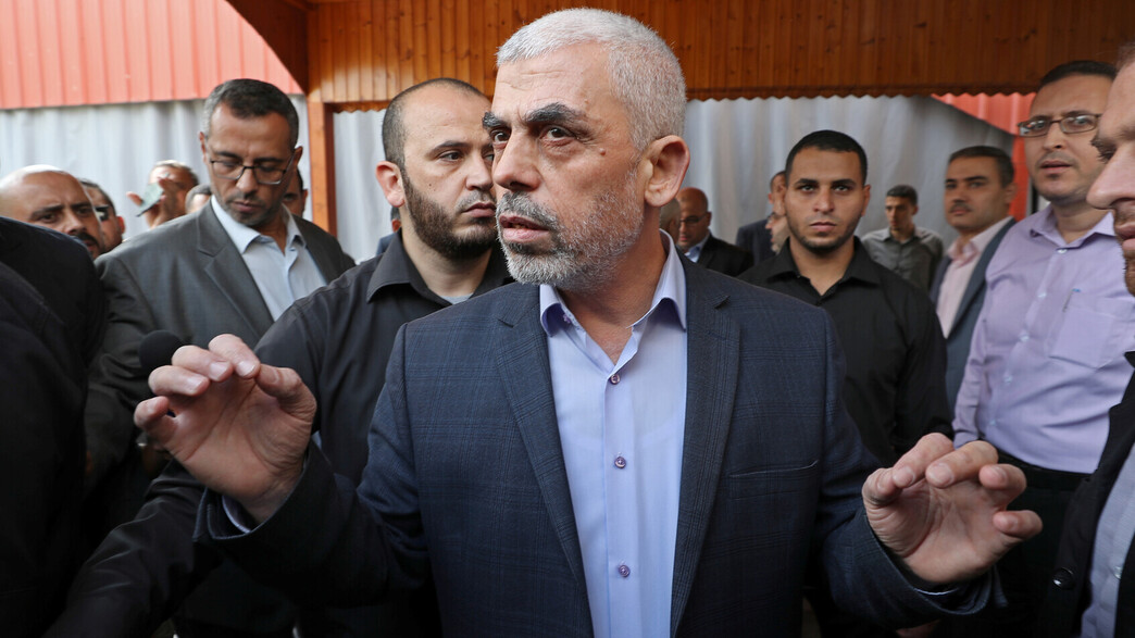 מנהיג חמאס ברצועת עזה יחיא סינוואר מנהיג חמאס ברצועת עזה יחיא סינוואר