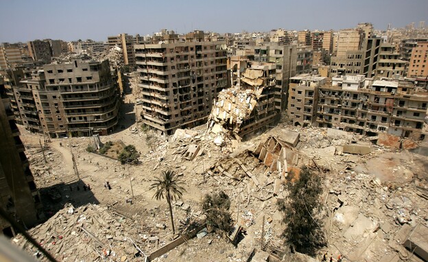 ביירות, מלחמת לבנון השנייה (צילום:  Spencer Platt, getty images)