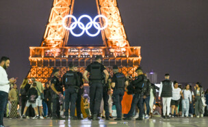 היערכות כוחות הביטחון לקראת האולימפיאדה בפריז (צילום: Artur Widak Nur Photo, getty images)