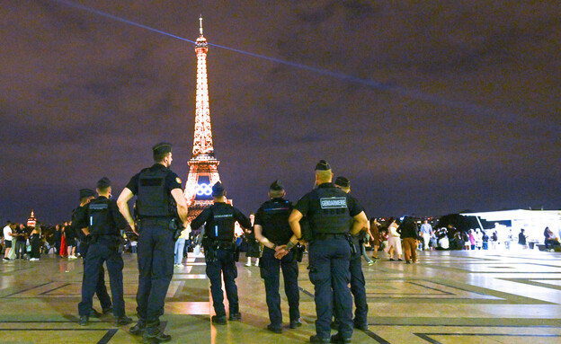 היערכות כוחות הביטחון לקראת האולימפיאדה בפריז (צילום: Artur Widak Nur Photo, getty images)