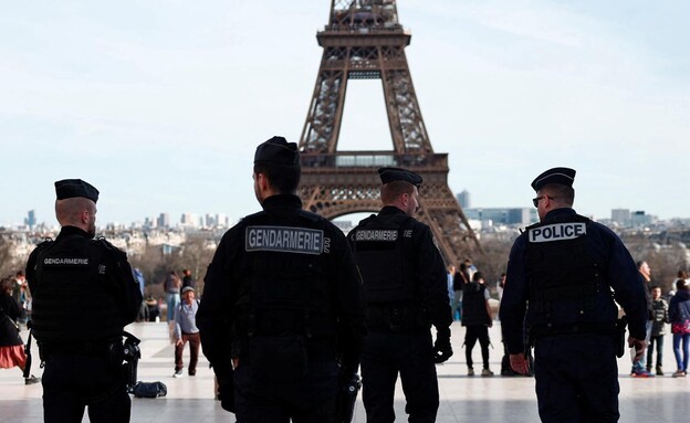 תרגיל כוחות הביטחון לקראת האולימפיאדה בפריז (צילום: reuters)