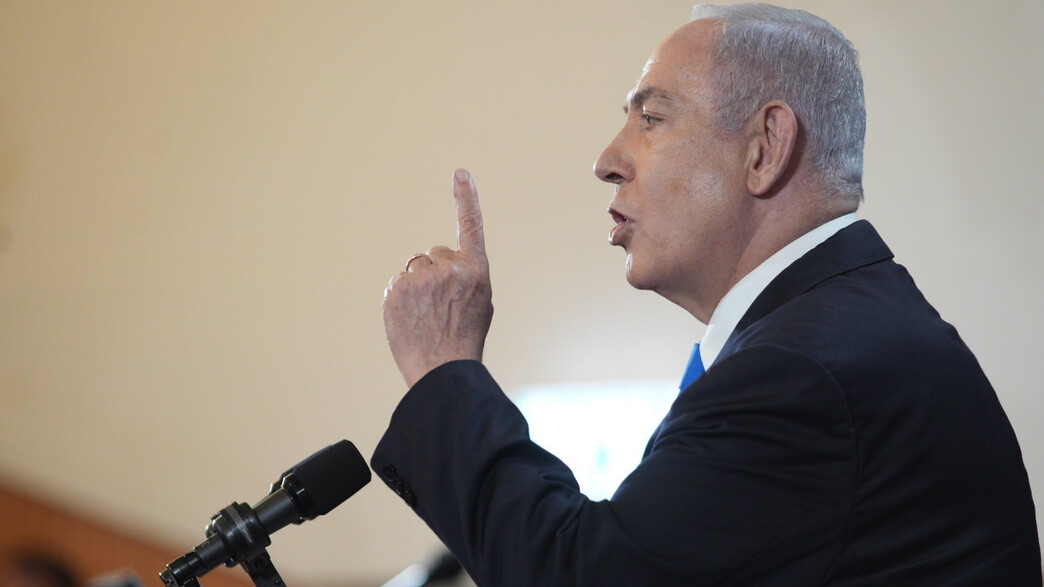 ראש הממשלה בנימין נתניהו במסיבת עיתונאים