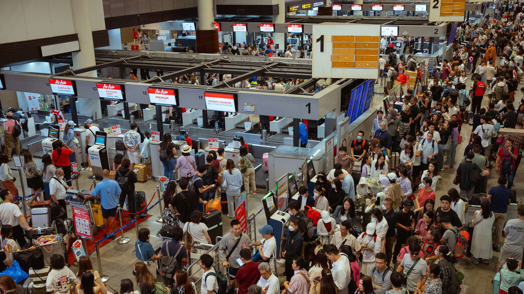  תקלה תוכנה CrowdStrike נמל תעופה (צילום: Mailee Osten-Tan , getty images)