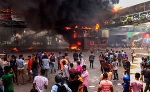 הפגנות מחאות סטודנטים בבנגלדש (צילום: AFP, getty images)