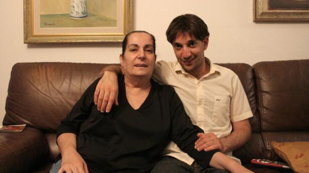 אבי הזמר ו"אמו" עליזה דנגור (צילום: שוק ויזר)