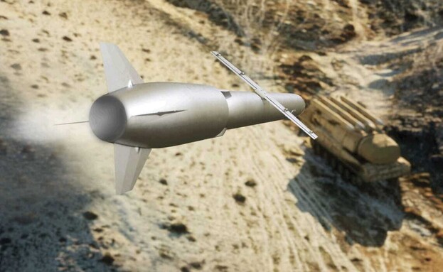 טיל השיוט "השדון האווירי" שפותח בתעשייה האווירית  (צילום: תעשייה אווירית)