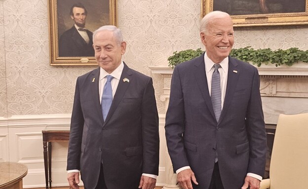 פגישת ביידן ונתניהו בבית הלבן פגישת ביידן ונתניהו בבית הלבן