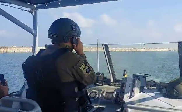 פעילות ספינת שלדג 5 פלגה 916 חיל הים מול עזה