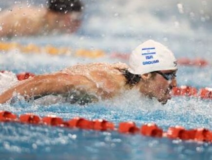 גל כהן גרומי זוכה שנה שנייה בציפות (קרדיט: גלעד קוולרצ'יק, באדיבות איגוד השחייה)