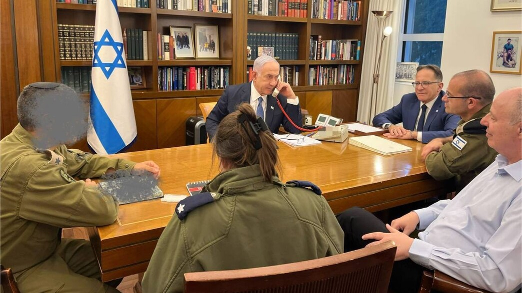 ראש הממשלה בנימין נתניהו בהערכת מצב על רקע התקיפה 