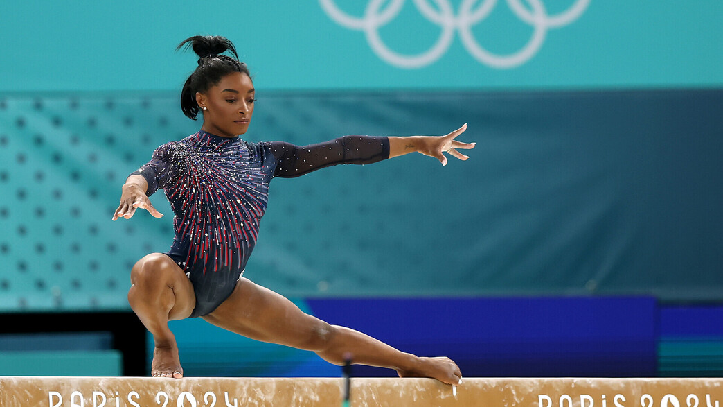 סימון ביילס (צילום: Jamie Squire/Getty Images)