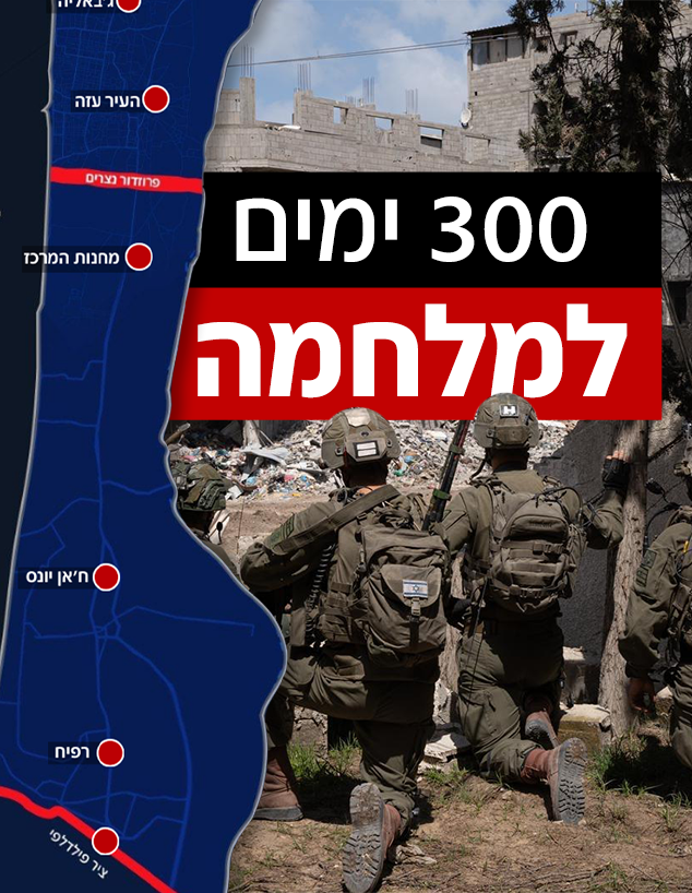 300 ימים למלחמה (צילום: דובר צה