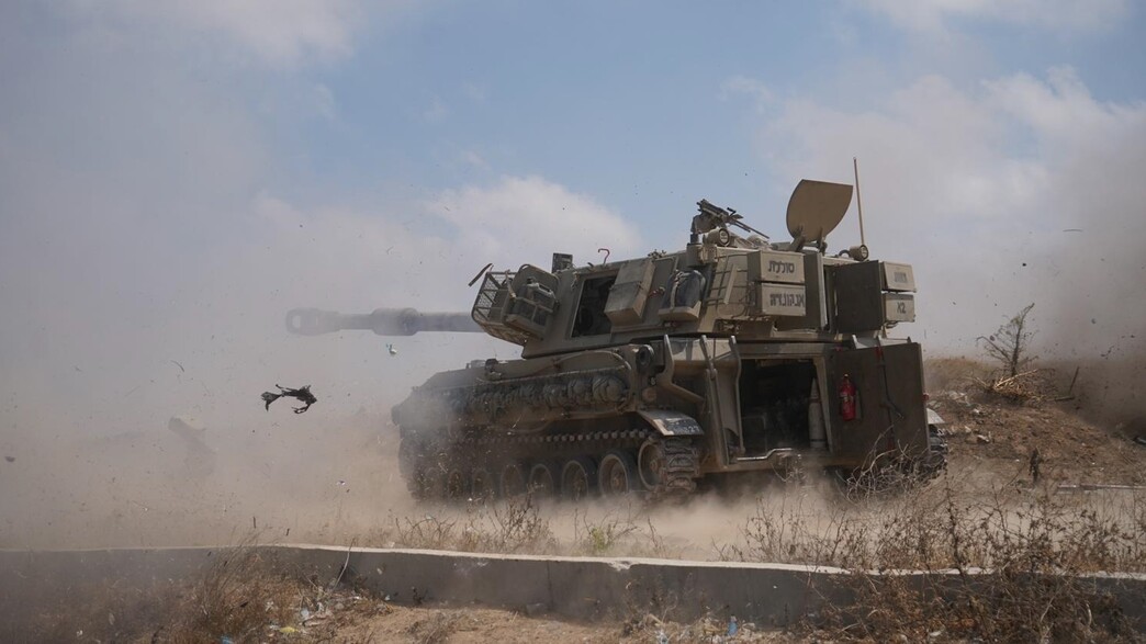 פעילות כוחות צה"ל ברצועת עזה - תותחנים מבצעים ירי פעילות כוחות צה"ל ברצועת עזה - תותחנים מבצעים ירי